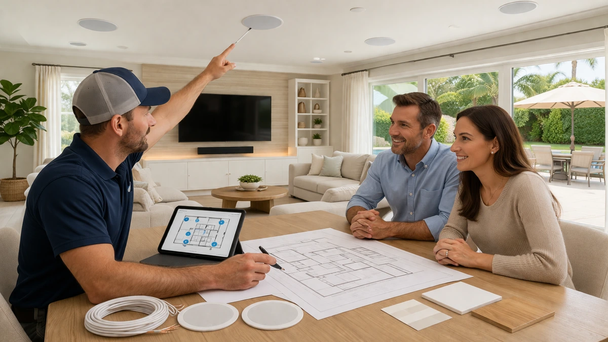 Ceiling Speaker Installation Planning Consultation Ceiling Speaker Installation Planning Consultation