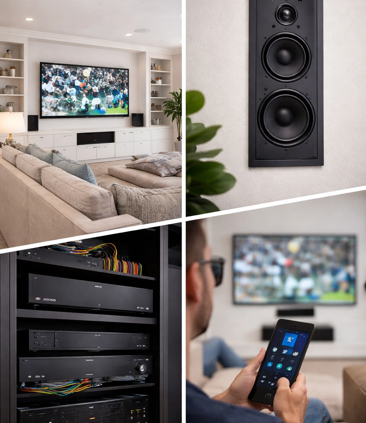 Finished Home Audio Installation Details Finished Home Audio Installation Details