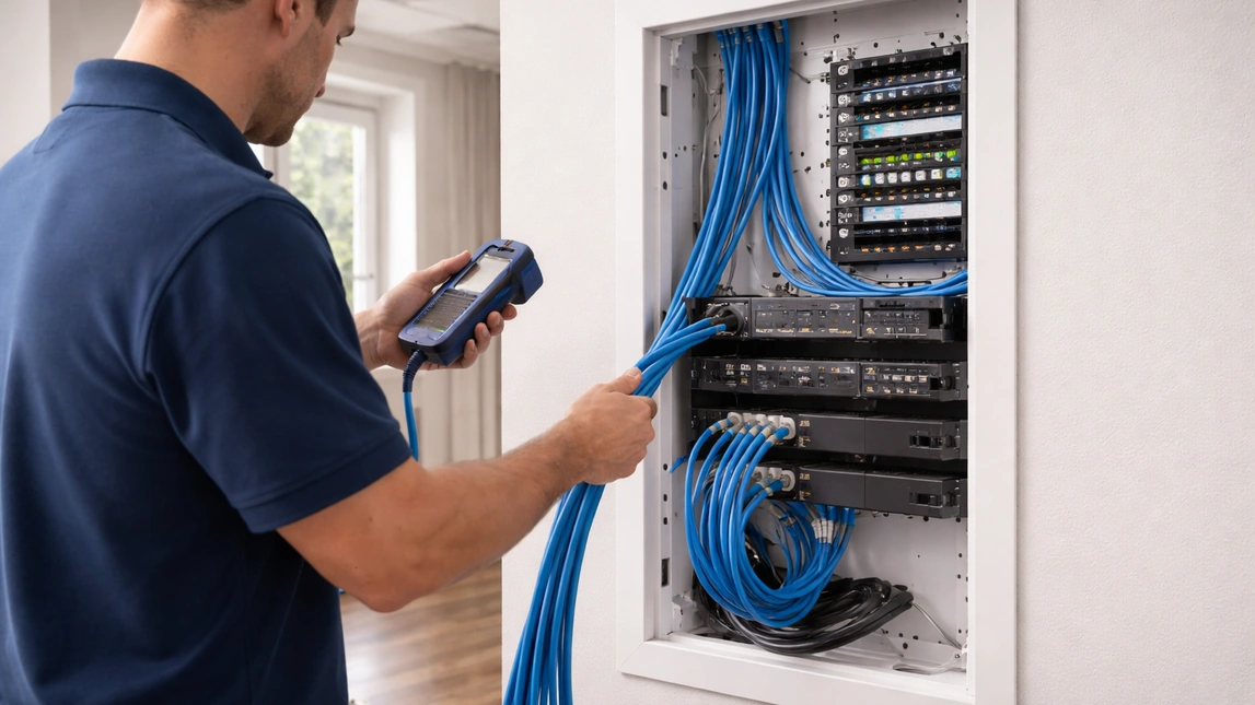 Home Network Cable Installation Home Network Cable Installation