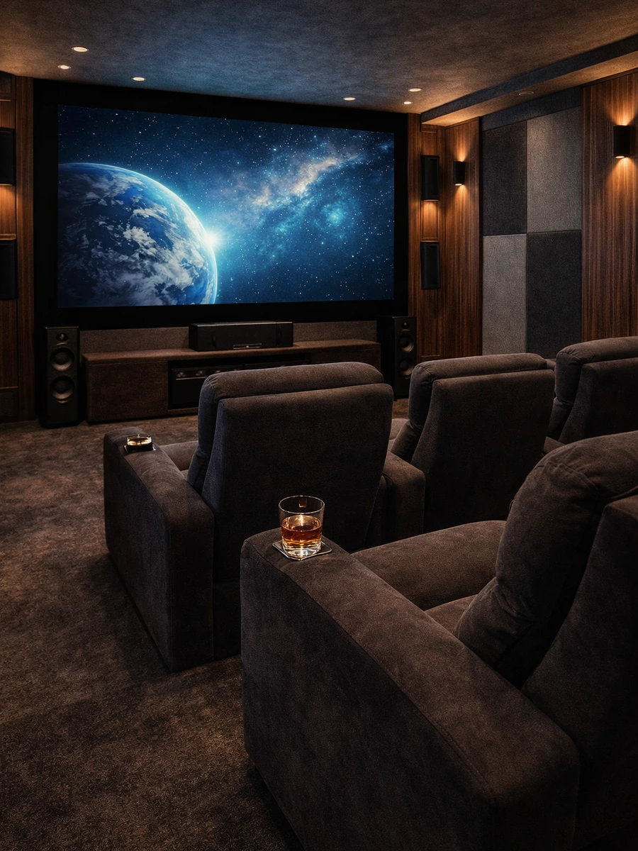 Home Theater Comfort Lighting And Acoustic Finish Home Theater Comfort Lighting And Acoustic Finish