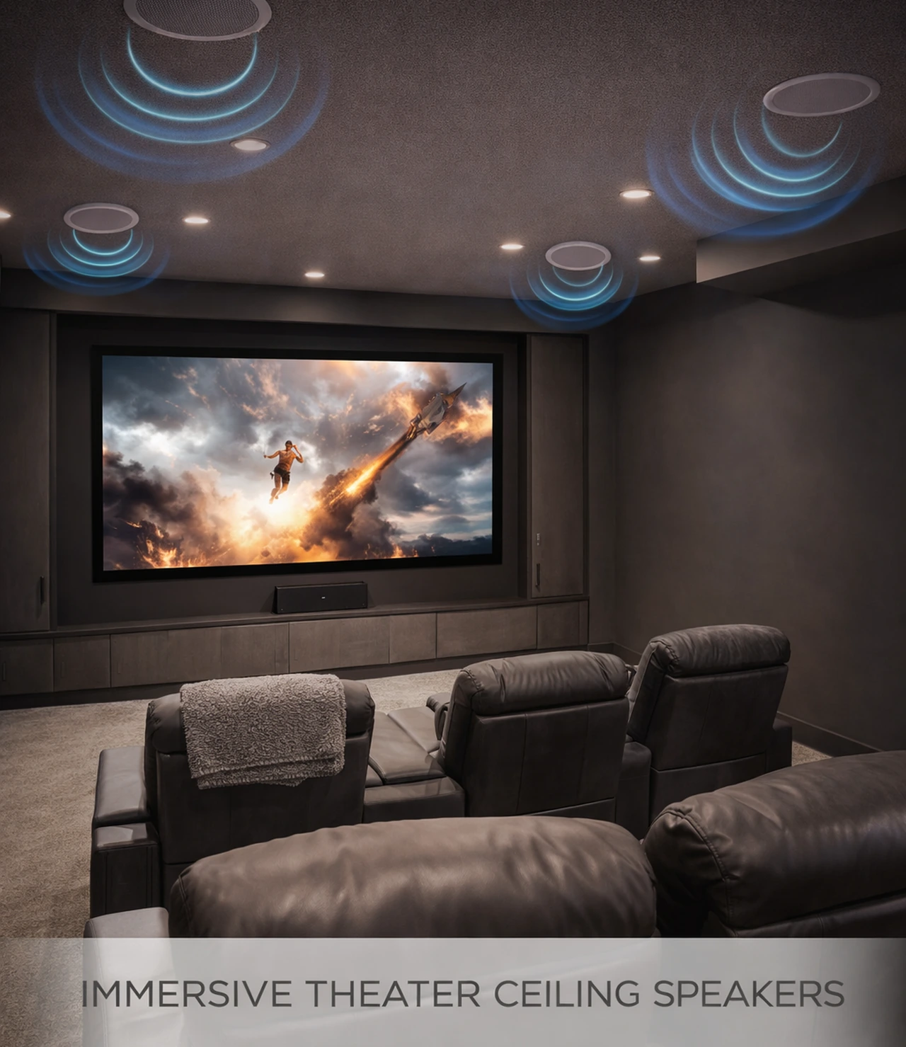 Immersive Theater Ceiling Speakers With Overhead Effects Immersive Theater Ceiling Speakers With Overhead Effects