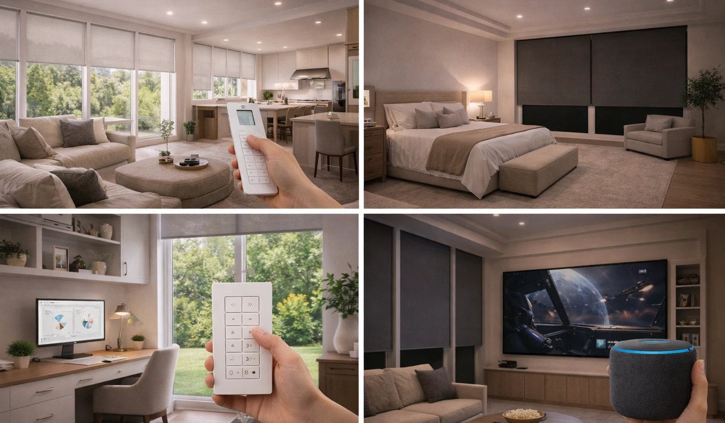 Motorized Shades Planned Around Daily Living Motorized Shades Planned Around Daily Living