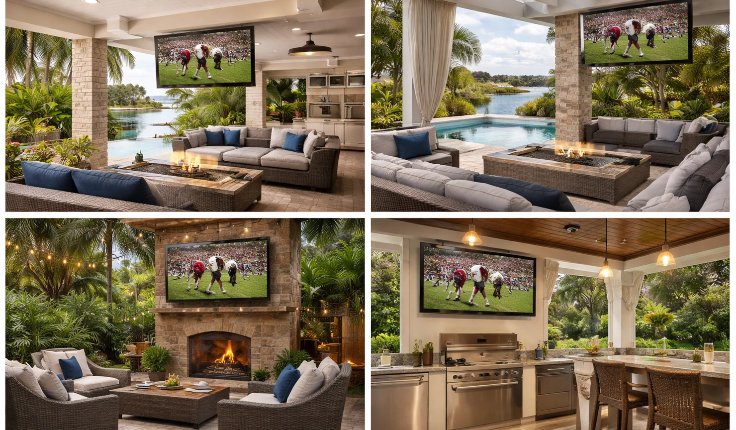 Outdoor Tv Installation For Lanais Patios Pools And Outdoor Kitchens Outdoor Tv Installation For Lanais Patios Pools And Outdoor Kitchens