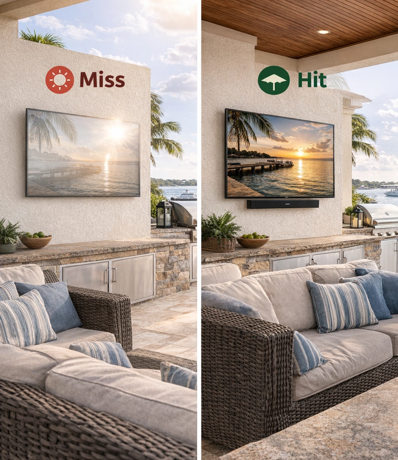 Outdoor Tv Shade Glare And Screen Visibility Planning Outdoor Tv Shade Glare And Screen Visibility Planning