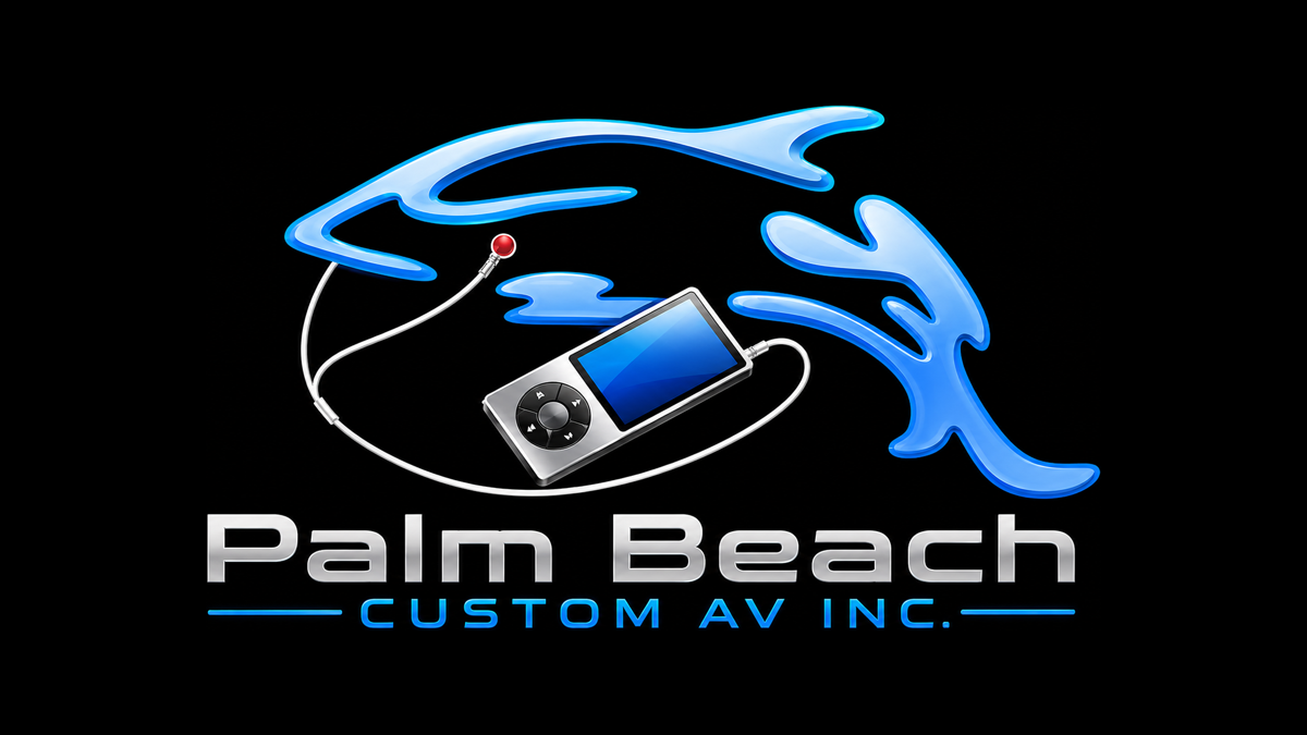 Palm Beach Custom AV Logo Palm Beach Custom AV Logo
